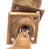 Vintage 2.125 In. Brass Passage Door Knob Set For Sale - Image 6 of 6