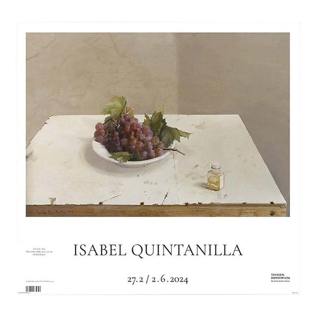 Isabel Quintanilla the Grapes Official Exhibition Poster For Sale