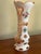 Early 20th Century Pair of Antique Bohemian White & Pink Cased Art Glass Vases With Hand-Painted Floral Decoration For Sale - Image 5 of 12
