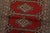 Textile Bokhara Jaldar Rug 3′ X 5′ Red Wool Tribal Hand-Knotted Oriental Carpet For Sale - Image 7 of 11
