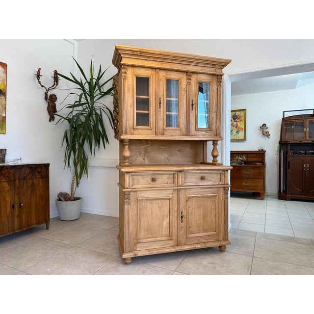 Wilhelminian Style Kitchen Display Cupboard For Sale - Image 3 of 14