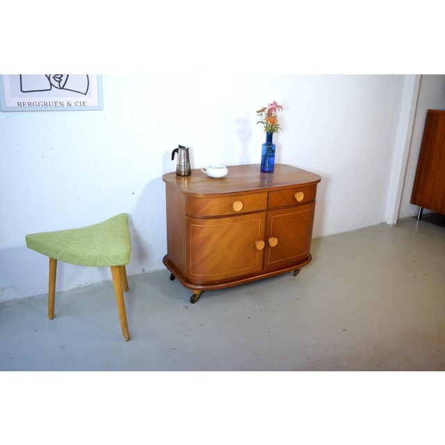 Art Deco Dresser on Wheels, 1930s For Sale - Image 6 of 8