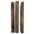 Authentic American old railway tie wood preserved pieces. Heavy and solid. Each unique worn look and sizes may vary by a...