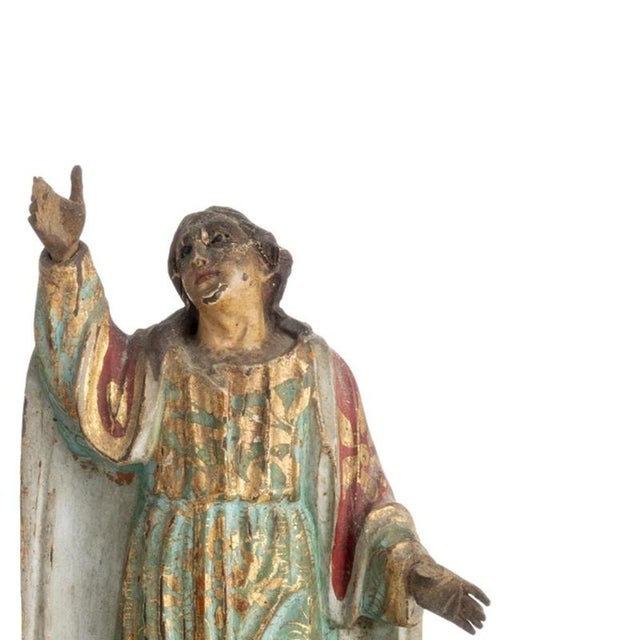 Sacred Art Images of Calvary, 1800s, Set of 2 For Sale - Image 4 of 6