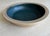 New ceramic bowl in a peacock blue glaze from Blue Pheasant. 12.25 x 2.75