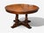 Modern Farmhouse Style, Walnut, Jupe Round Dining Table, Usa, 20th C. For Sale - Image 3 of 12