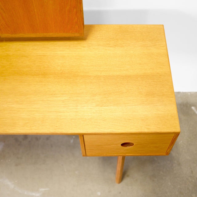 1950s Aksel Kjersgaard Vanity With Mirror Designed by Kai Kristiansen, Attributed For Sale - Image 10 of 11