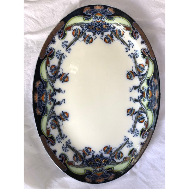 Royal Staffordshire Pottery Iris England Serving Platter Chairish