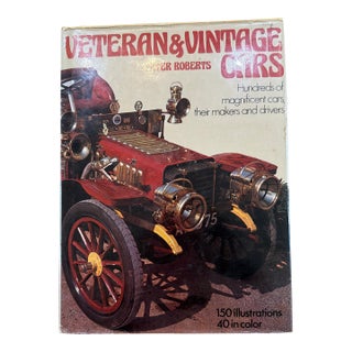Vintage Book 1974 “Veteran & Vintage Cars” by Peter Roberts Book For Sale