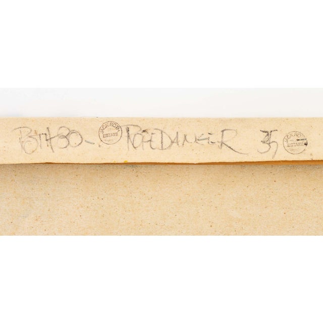 Jack Roth "Rope Dancer 35" Acrylic on Canvas, 1980 For Sale - Image 9 of 10