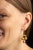 Pair of 18k Gold Indian Dangle Drop Earrings For Sale - Image 4 of 5