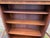 Wood Late 20th Century Traditional-Style Walnut Wood 2 Glass Door Bookcase or Display Cabinet For Sale - Image 7 of 14
