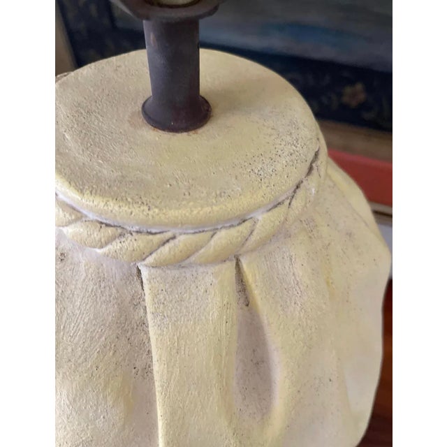 Late 20th Century Vintage Raymor Plaster Paper Bag Lamp For Sale - Image 5 of 10