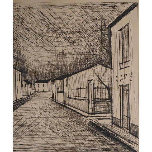 Modern Bernard Buffet, The Street, Original Engraving For Sale - Image 3 of 7