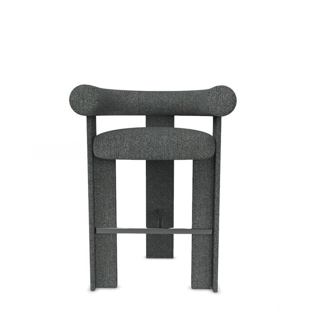 Metal Modern Cassette Bar Chair in Safire 09 by Alter Ego For Sale - Image 7 of 7