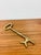 1970s Vintage 12" Brass Skeleton Key For Sale - Image 5 of 6