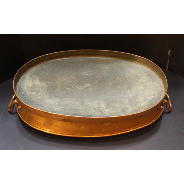 Mid-19th Century English Oval Copper Fisher Boiler With Brass Handles For Sale In Raleigh - Image 6 of 6
