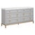 Transitional Azure Carrera 6-Drawer Double Dresser, Dove Gray For Sale - Image 3 of 6
