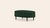 Contemporary Olive Carlotta Ottoman by Ceraudo For Sale - Image 3 of 7