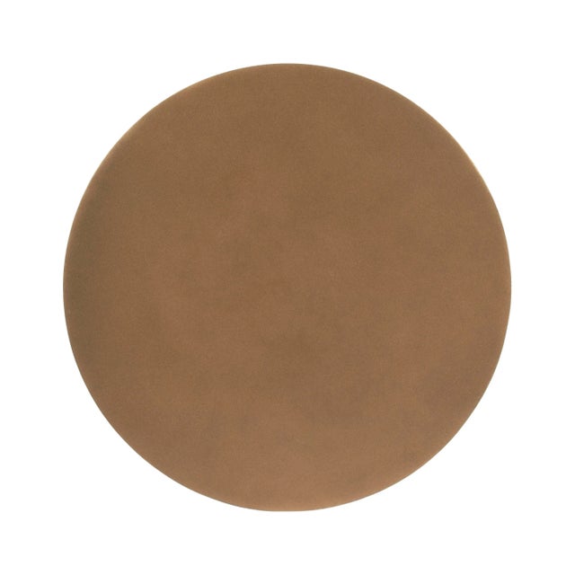 2020s Zora Iron Pedestal Accent Table, Bronze For Sale - Image 5 of 6