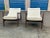 Mid-century modern pair of lounge chairs in the style of Ib Kofod-Larsen. stunning lounge chairs, mid-century style at its...