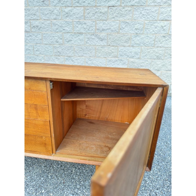 1960s 1950s Scandart Golden Elm Sideboard For Sale - Image 5 of 8