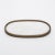 White Oval Tray in White Shagreen With Bronze Patina Brass by Kifu Paris For Sale - Image 8 of 10
