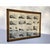 Framed Antique Print of Italian Shoe Advertisement An antique print of an Italian shoe advertisement in a burl wood frame...