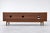 Modern Walnut Credenza / Media Console | Minimalist Sliding Door Sideboard For Sale - Image 10 of 10