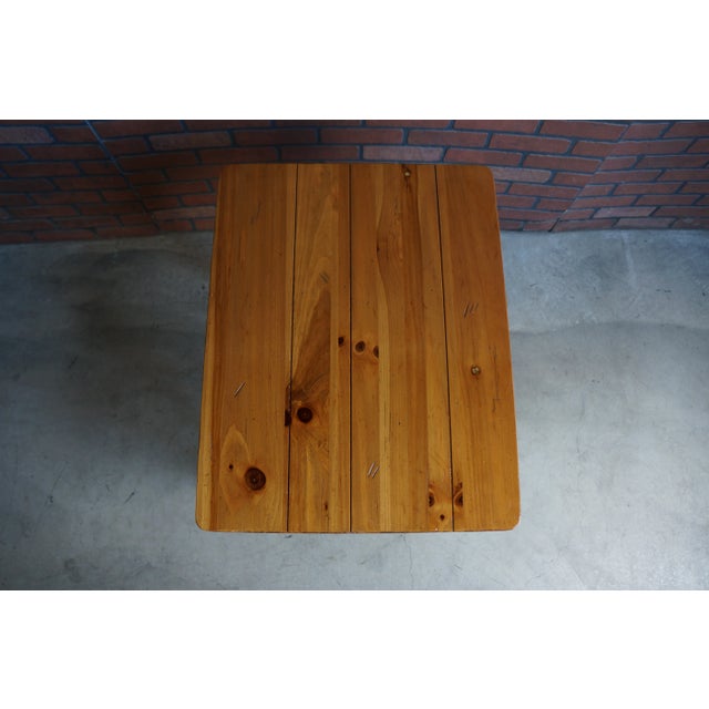 Ethan Allen Farmhouse Pine End Tables ~ a Pair For Sale - Image 9 of 12