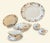 Vintage Minton England "Ancestral" Fine Bone China Dinner Service, circa 1965–1985. An exceptional 146-piece vintage...