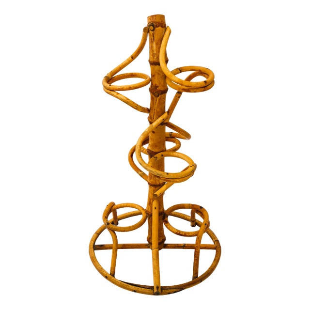 Walking Stick Stand in Bamboo, 1950 For Sale