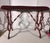 Antique Cast Iron Vanity Bench For Sale - Image 4 of 10