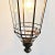 Mediterranean Beveled Glass & Iron Pendant Light For Sale - Image 3 of 6