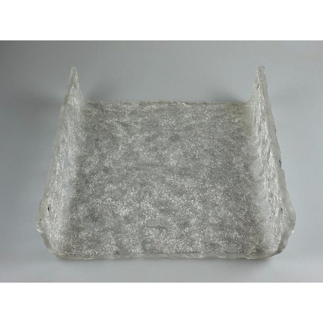 Ceiling Lamp in Ice Glass from Kaiser Leuchten, Germany, 1970s For Sale - Image 17 of 18