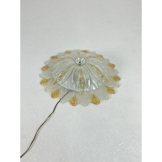 Large Venetian 3-Light Murano Glass Ceiling Light, 1980s For Sale - Image 6 of 10
