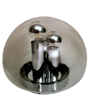 Space Age German Ball Table Lamp in the style of Doria-Werk, 1963