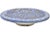 Ceramic Late 19th Century Moroccan Blue Calligraphy-Patterned Chiseled Ceramic Plate For Sale - Image 7 of 10