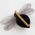 Cilea Paris Black and Gold Resin Carved Brooch Giant Honey Bee For Sale - Image 9 of 10