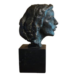 1950s Charles Umlauf Young Girl Bronze Sculpture For Sale