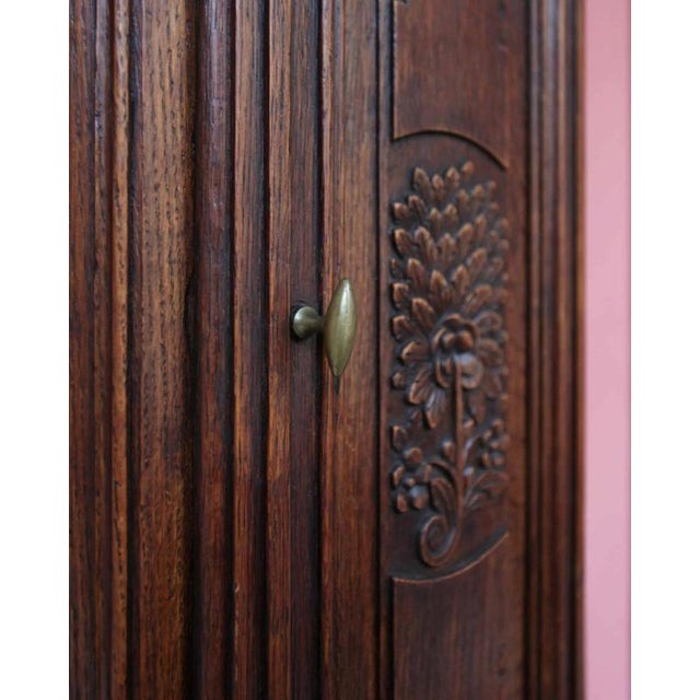 Antique Grandfather Clock in Oak, 1700s For Sale - Image 4 of 6