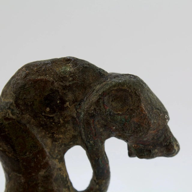 Ancient Roman Bronze Handle or Artifact For Sale - Image 11 of 13