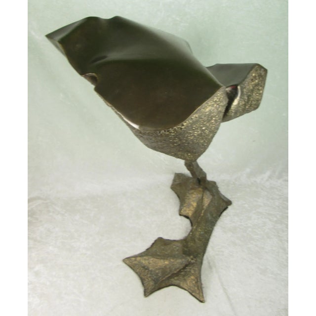 1975 Rogelio Madero De La Pena Bronze Sculpture "Campana en El Norte" For Sale - Image 11 of 18