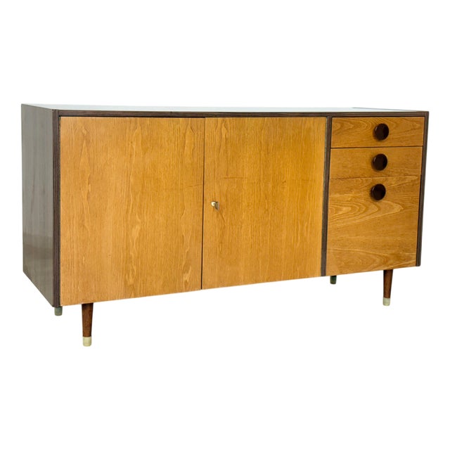 Mid-Century Sideboard with Drawers For Sale