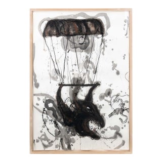 Robert Dandarov "Dark Angel" Mixed Media, 1989 For Sale