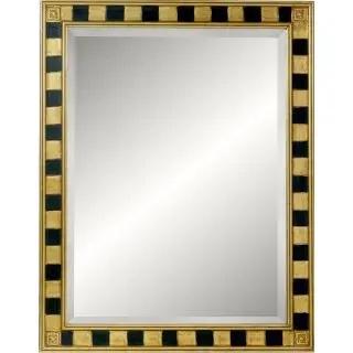 The Chequers turns a traditional wall mirror into a striking graphic statement, ringed by a bold checkerboard pattern in...