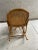 70s burnt bamboo rocking chair in very good condition with no rips to caning