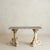 French Neoclassical Dolphin Console with Marble Top, 1940s For Sale In Chicago - Image 6 of 11