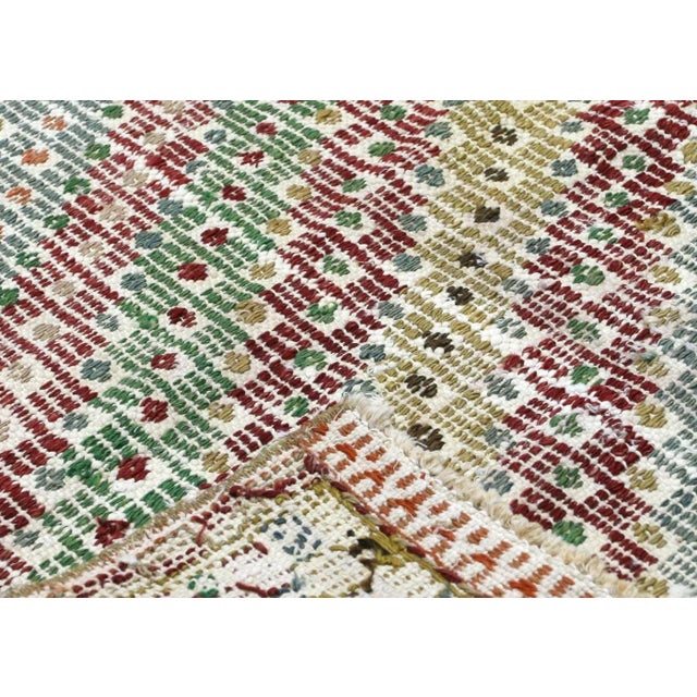 1960s Turkish Kilim Rug For Sale - Image 4 of 7