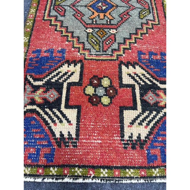 Contemporary Turkish Yastik Rug 1'8" x 3'3" For Sale - Image 3 of 5
